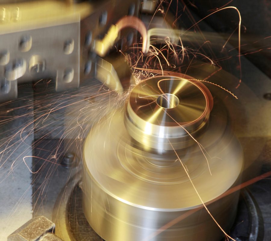 High technology CNC lathe metal cutting